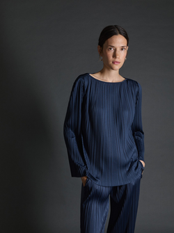 PLEATED BLOUSE