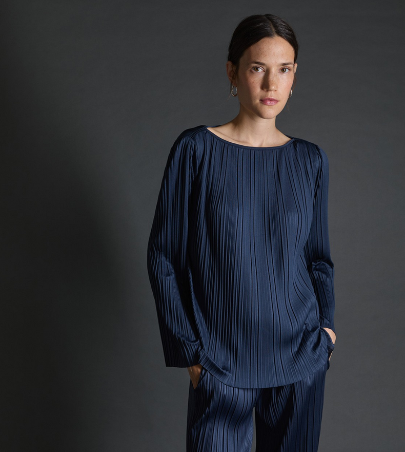 BLOUSE PLISSÉE