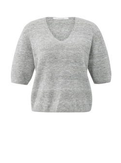 SHORT SLEEVE SWEATER