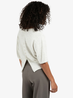 SHORT SLEEVE SWEATER