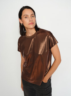MMNIVOLA METALLIC TEE