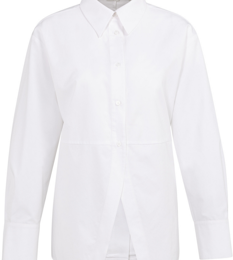 A-LINE POPLIN BLOUSE