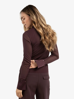 HAUT EN MAILLE TRANSPARENT