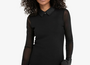 HAUT EN MAILLE TRANSPARENT