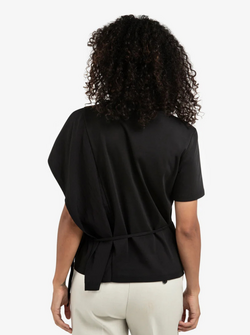 HAUT EN TISSU MÉLANGÉ