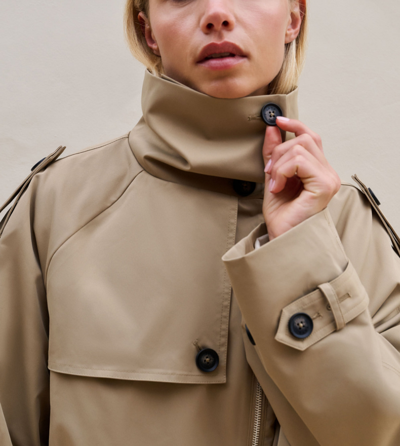 BOMBER TRENCH-COAT