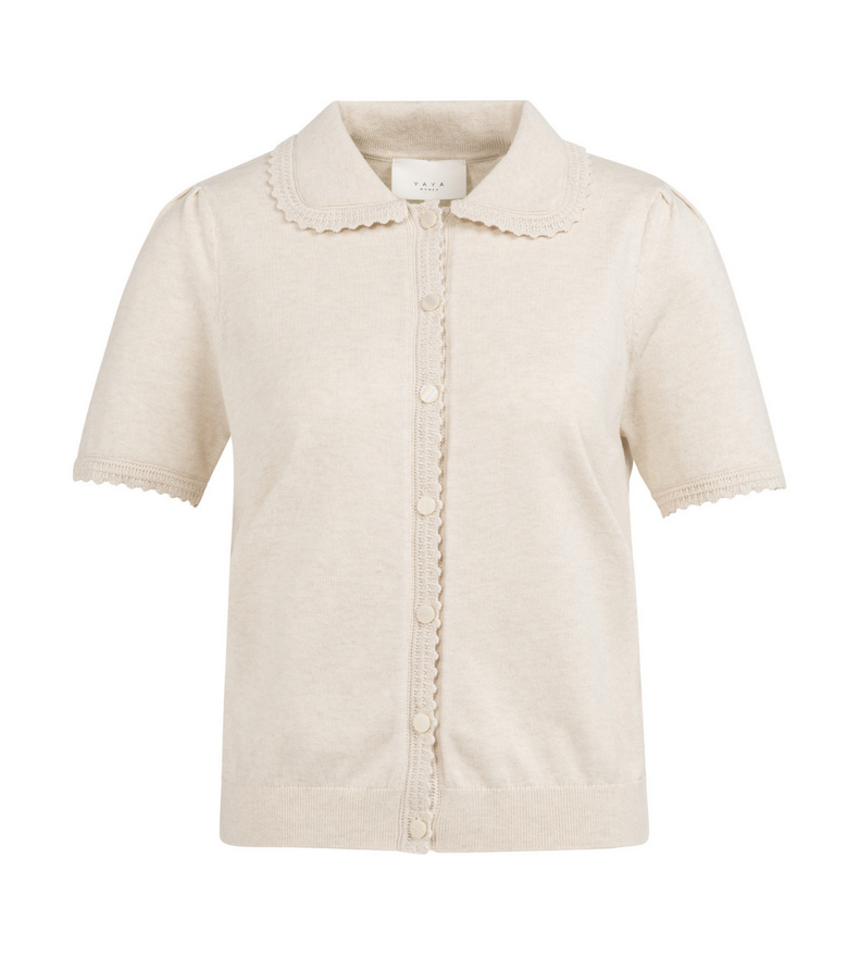 SHORT SLEEVE CARDIGAN