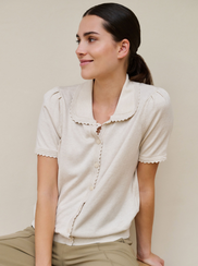 SHORT SLEEVE CARDIGAN