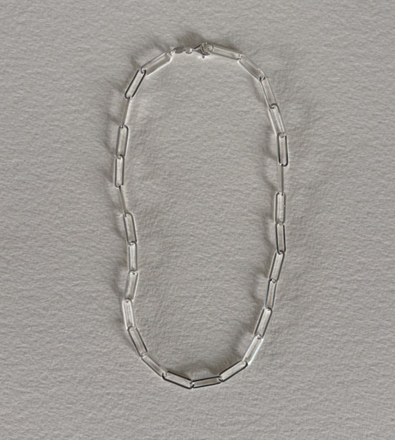 COLLIER CHUNKY PAPERCLIP