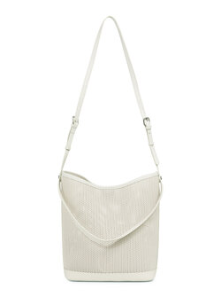 SAC EN CUIR À MAILLES