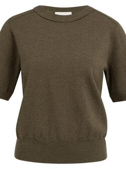SHORT SLEEVE SWEATER