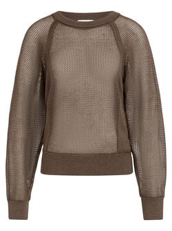 MESH RAGLAND SWEATER