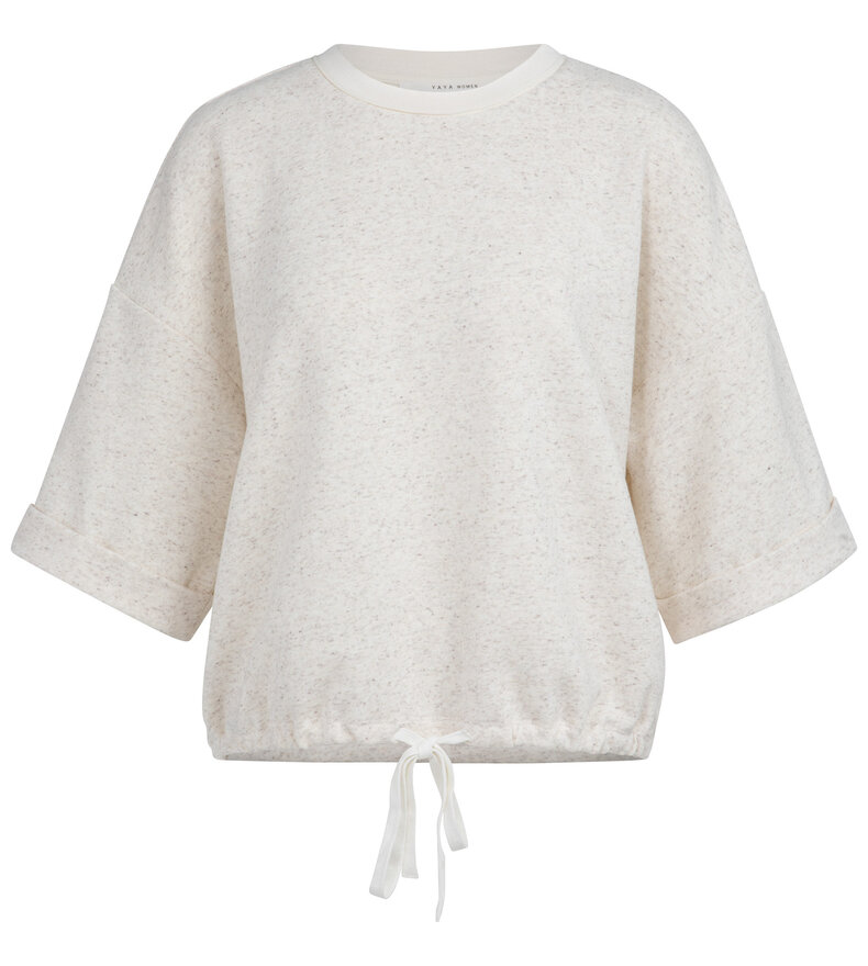 SHORT SLEEVE SWEATER