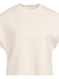 SLEEVELESS BOXY SWEATSHIRT