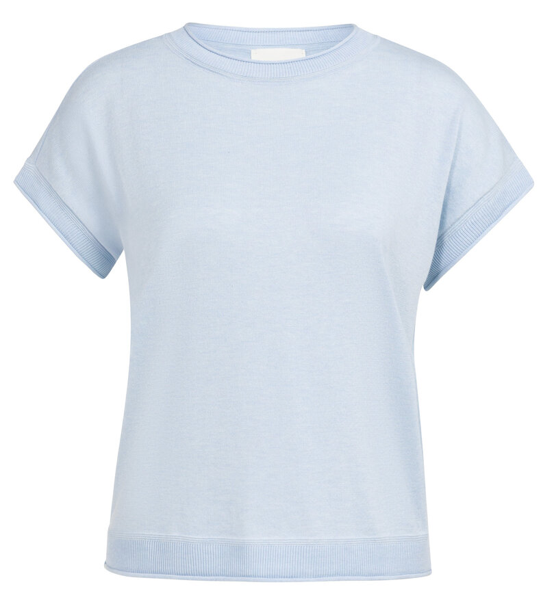 PULL EN MAILLE À MANCHES COURTES