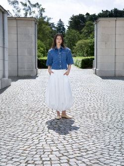 CHEMISE ÉCOURTÉ MSKADDI