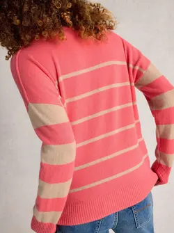STRIPE CREW SWEATER