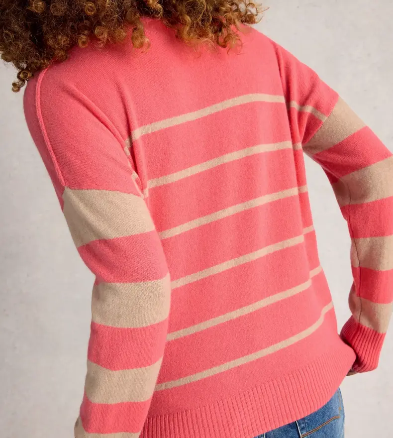 STRIPE CREW SWEATER