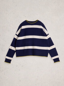 KITTY STRIPE SWEATER