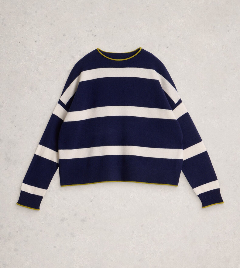 KITTY STRIPE SWEATER