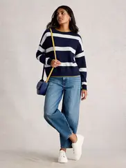 KITTY STRIPE SWEATER