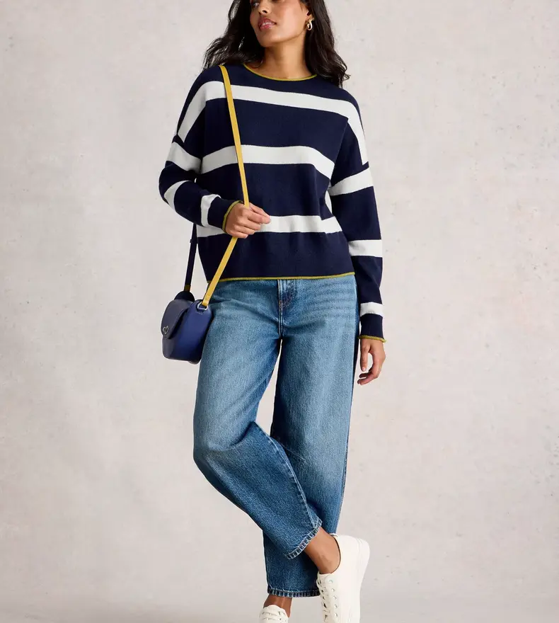 KITTY STRIPE SWEATER