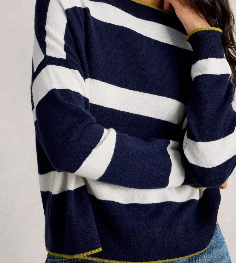 KITTY STRIPE SWEATER