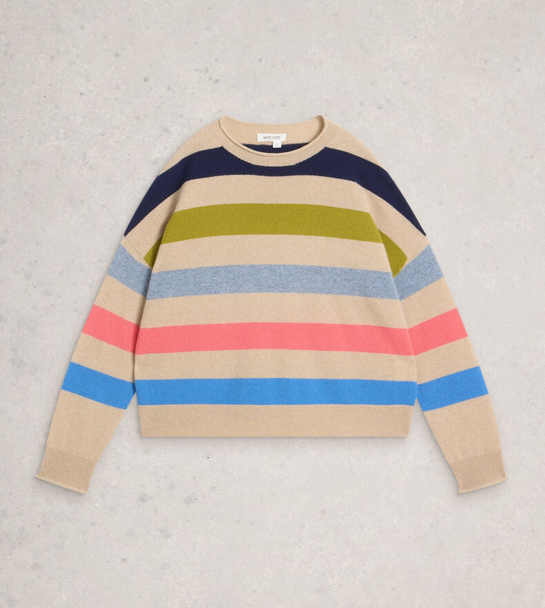 KITTY STRIPE SWEATER