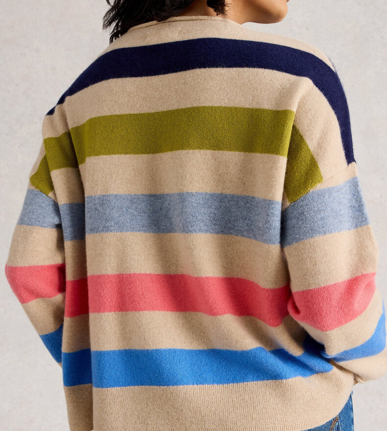 KITTY STRIPE SWEATER