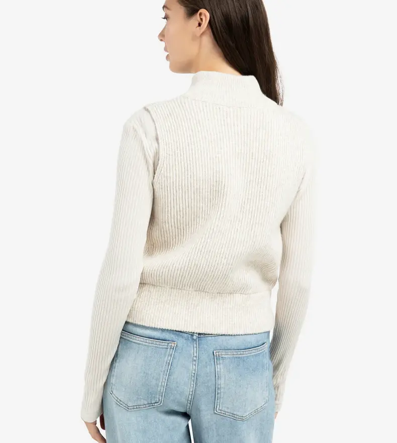 CARDIGAN SANS MANCHES