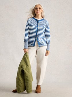 LULU STRIPE CARDI