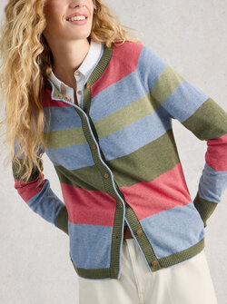 LULU STRIPE CARDI