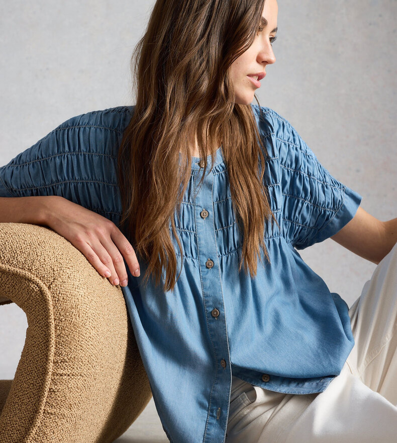 TAMMIE CHAMBRAY SHIRT
