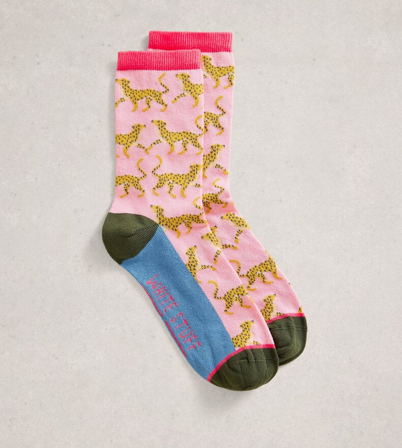 CHEETAH ANKLE SOCK