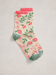 CHAUSSETTES FLEURIES