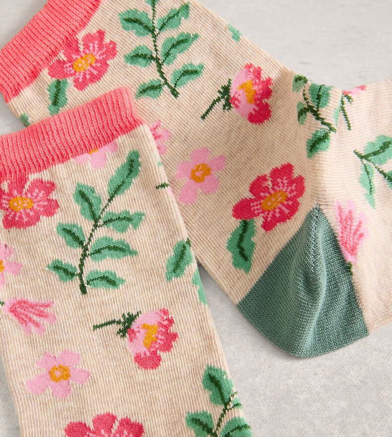 FLORAL ANKLE SOCK