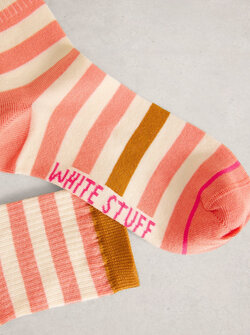BLOCK STRIPE ANKLE SOCK
