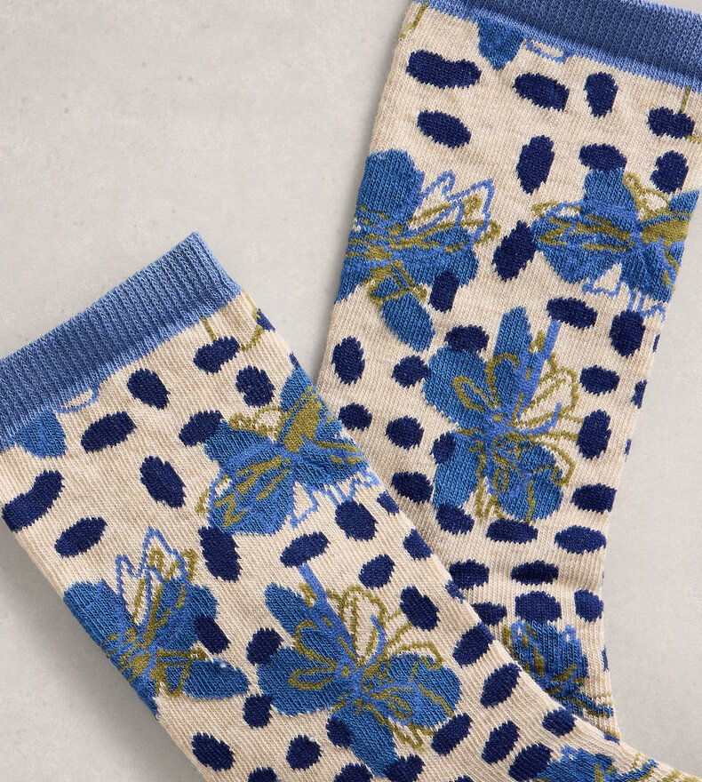 CHAUSSETTES FLEURIES