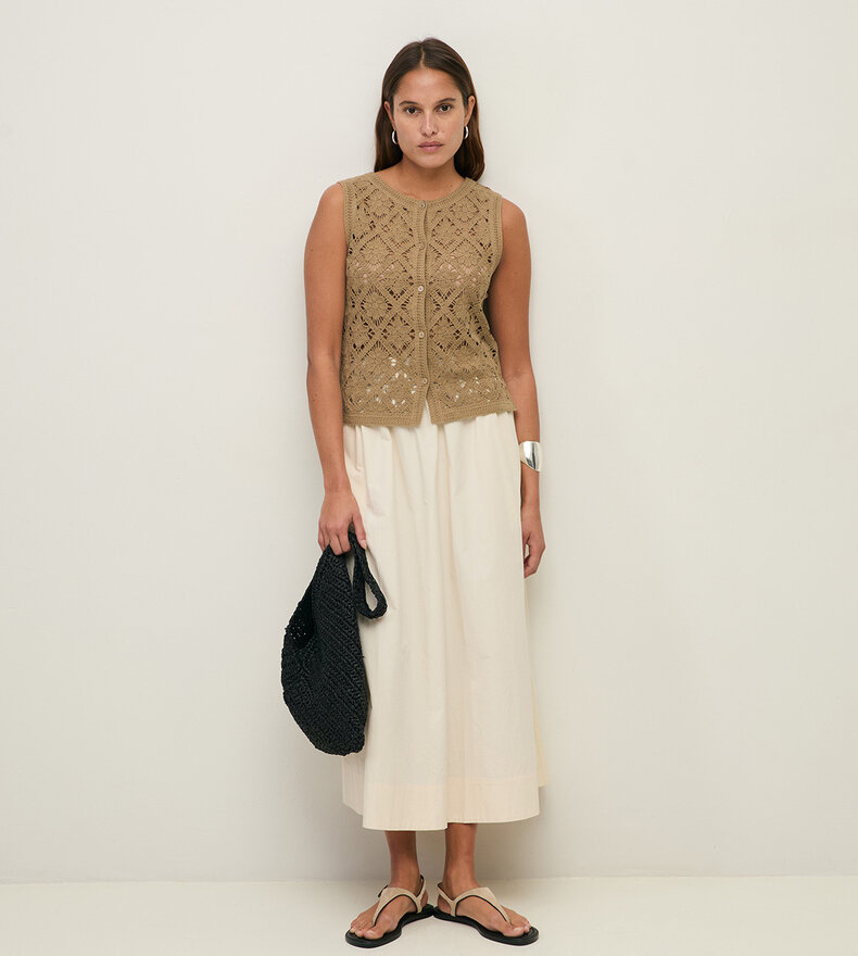 GILET AU CROCHET SAM