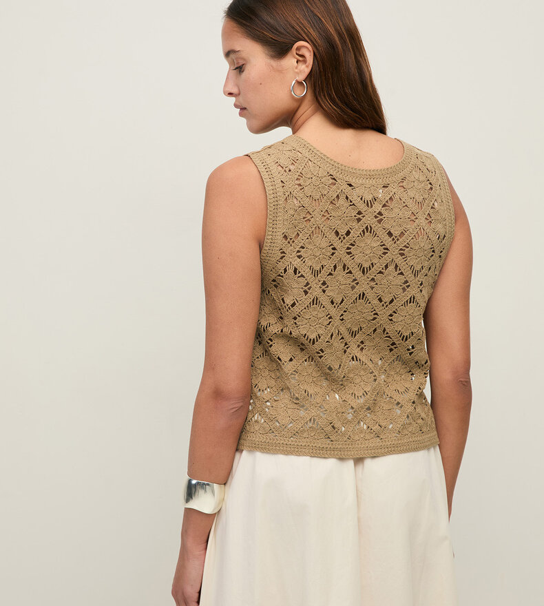 GILET AU CROCHET SAM