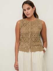 SAM CROCHET VEST