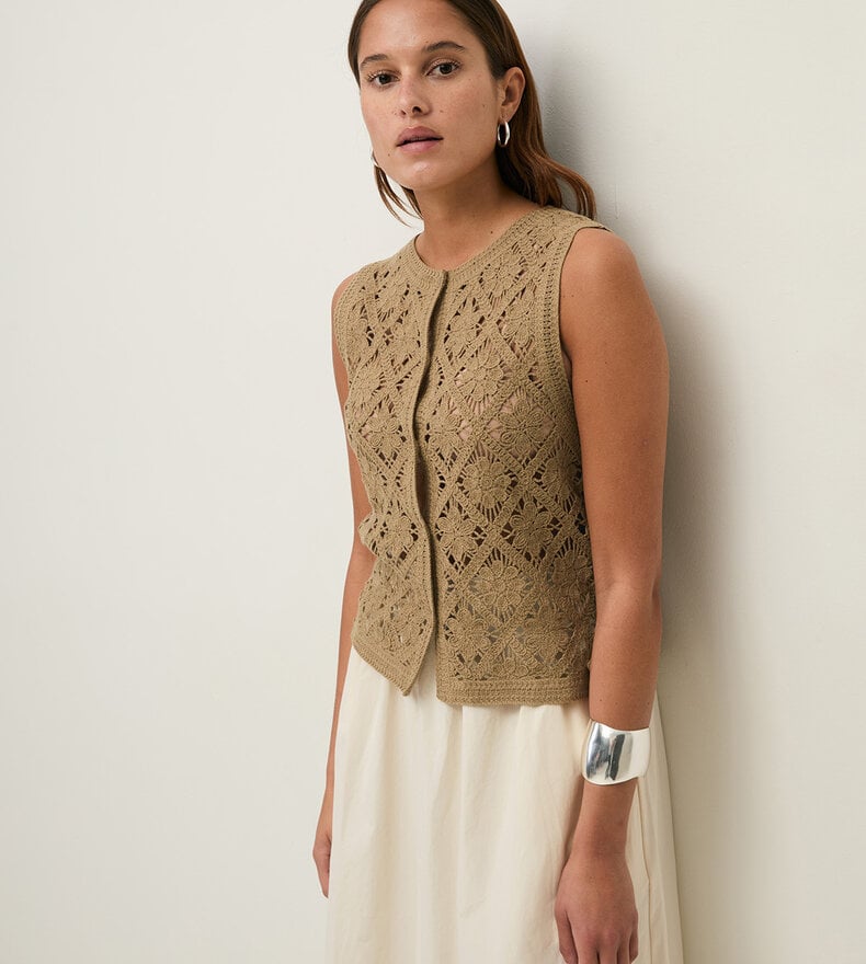 SAM CROCHET VEST