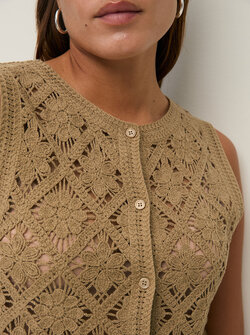 GILET AU CROCHET SAM