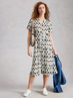 IRIS LINEN DRESS
