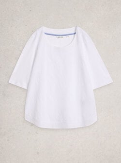 WEAVER BRODERIE TEE