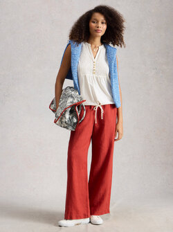 PEONY SLEEVELESS SHIRT