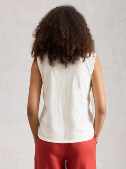 PEONY SLEEVELESS SHIRT