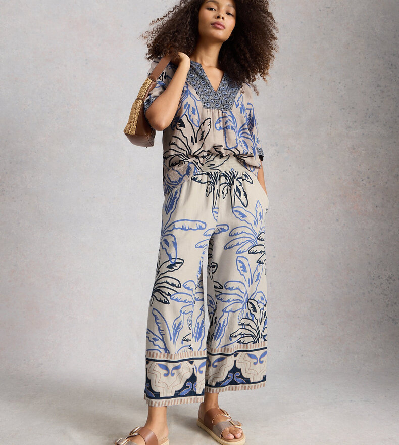 SHELLY LINEN CULOTTE