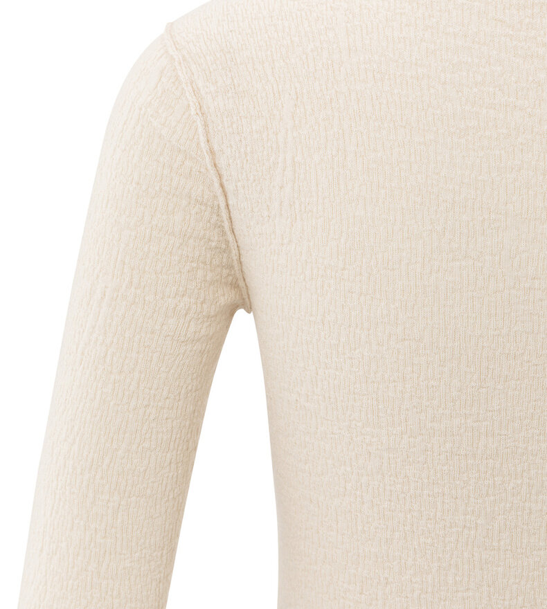 STRUCTURED KNITTED TOP