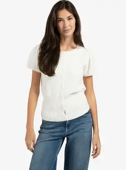 SHORT SLEEVE CARDIGAN